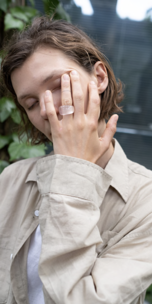 AYE - quartz crystal ring