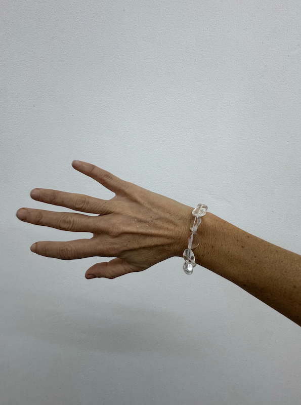 JED - clear quartz necklace