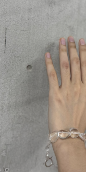 PEBBLE - clear quartz bracelet