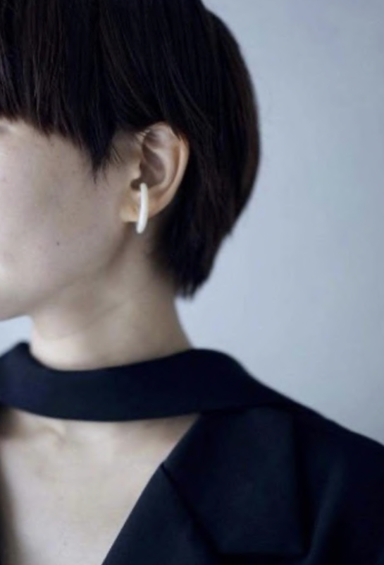 TIM - 2-piece ear cuff / ring mother of pearl - Image 4