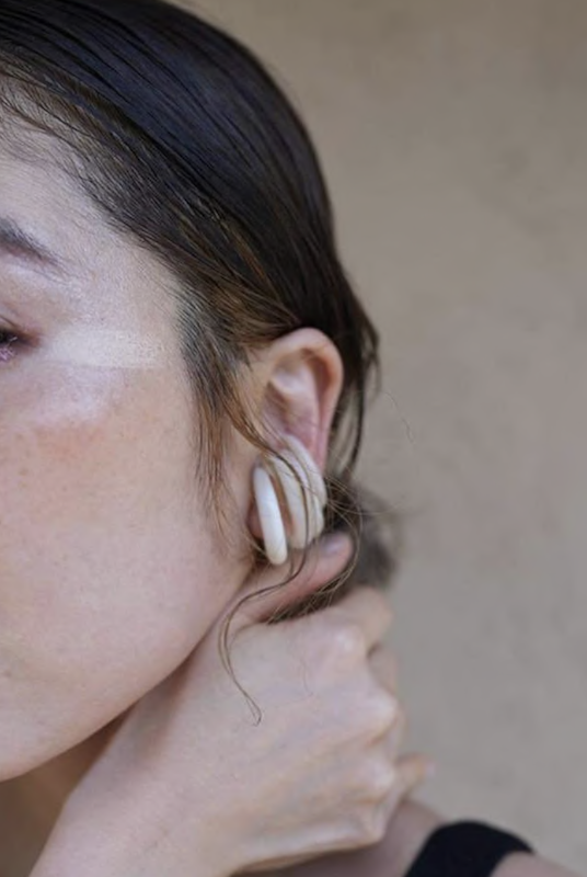 TIM - 2-piece ear cuff / ring mother of pearl - Image 6